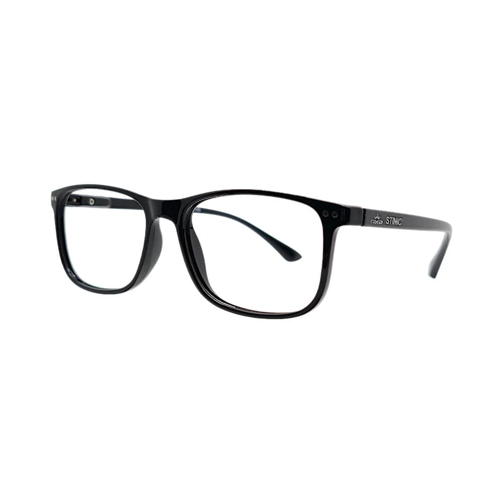 Classic Black Rectangular Full-Rim Frames | Eyeglasses for Men | STINIC EYEWEAR