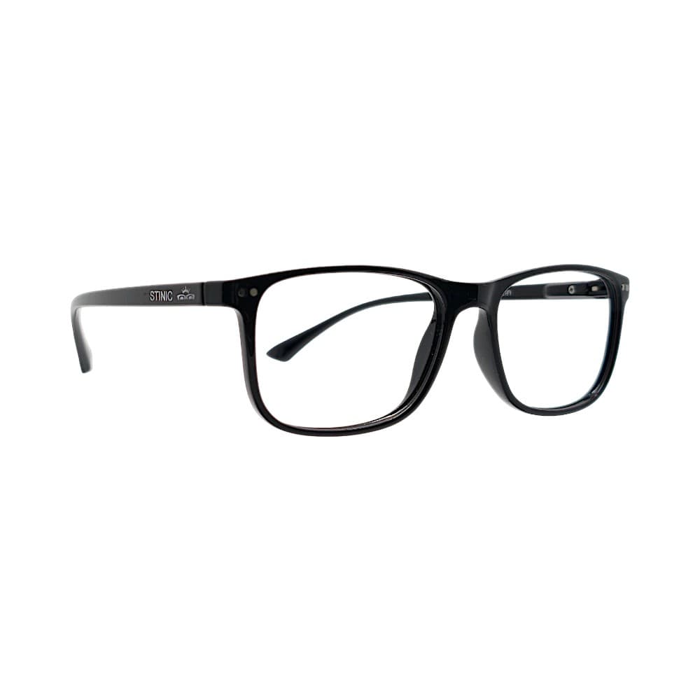 Classic Black Rectangular Full-Rim Frames | Eyeglasses for Men | STINIC EYEWEAR