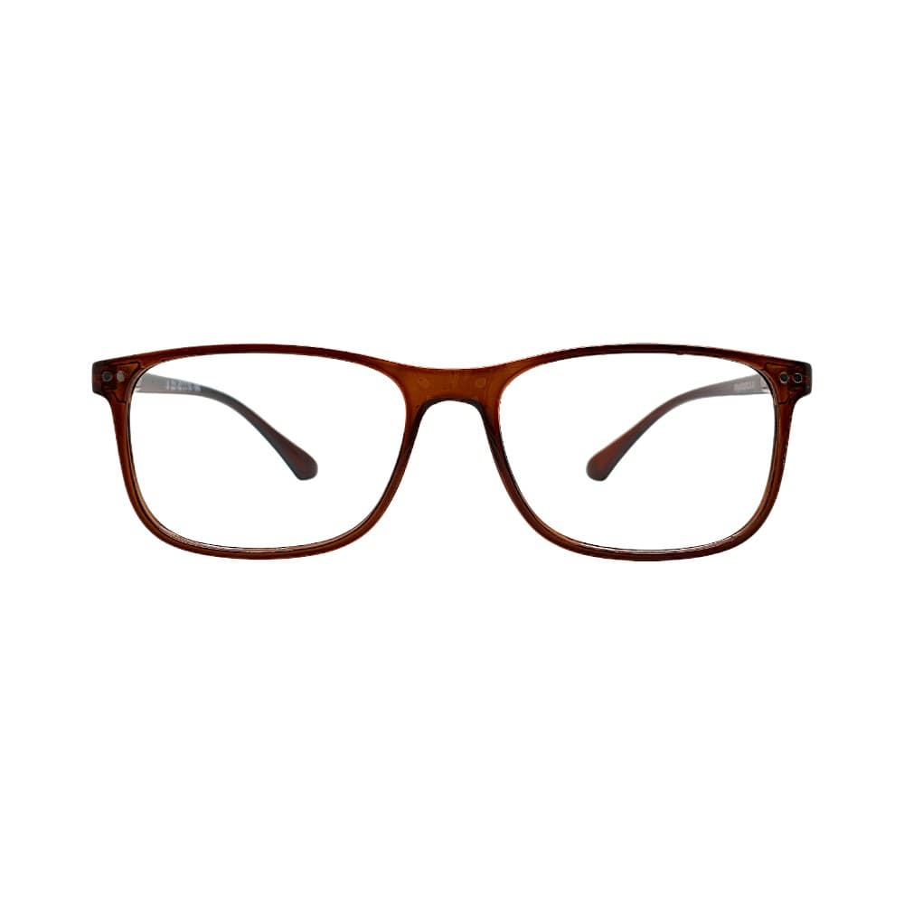 Classic Brown Rectangular Full-Rim Frames | Eyewear Frames or Men | STINIC EYEWEAR