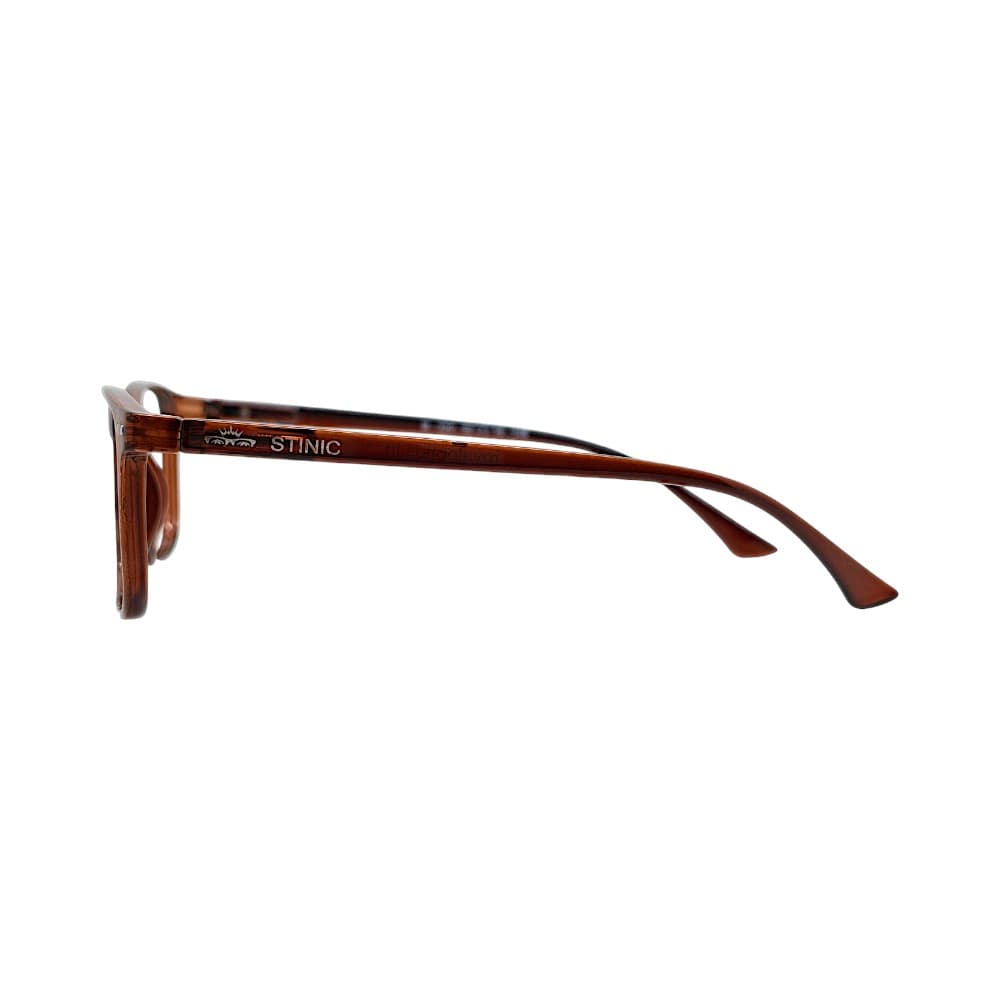 Classic Brown Rectangular Full-Rim Frames | Eyewear Frames or Men | STINIC EYEWEAR