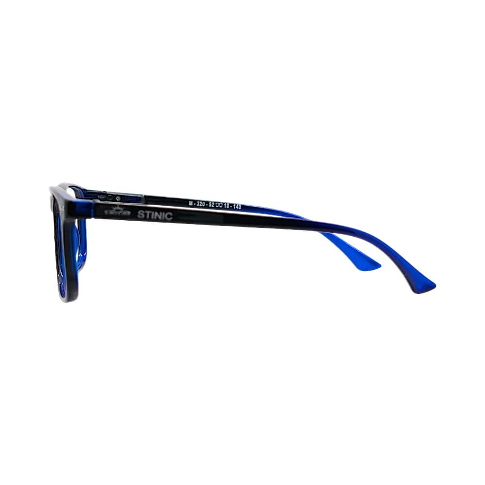 Classic Black & Blue Mix Rectangular Full-Rim Frames | Eyeglasses for Men | STINC EYEWEAR