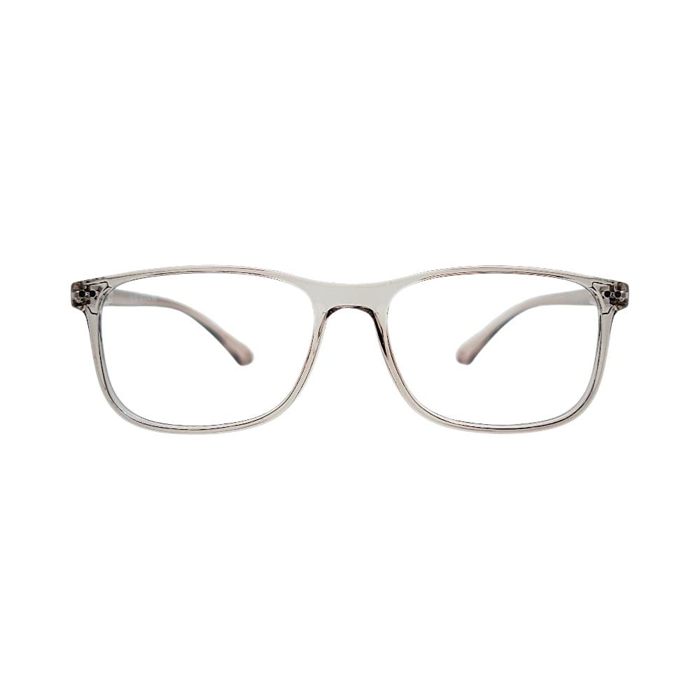 Classic Crystal Brown Rectangular Full-Rim Frames | Eyeglasses for Men | STINC EYEWEAR