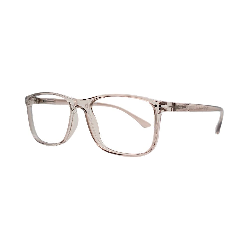 Classic Crystal Brown Rectangular Full-Rim Frames | Eyeglasses for Men | STINC EYEWEAR