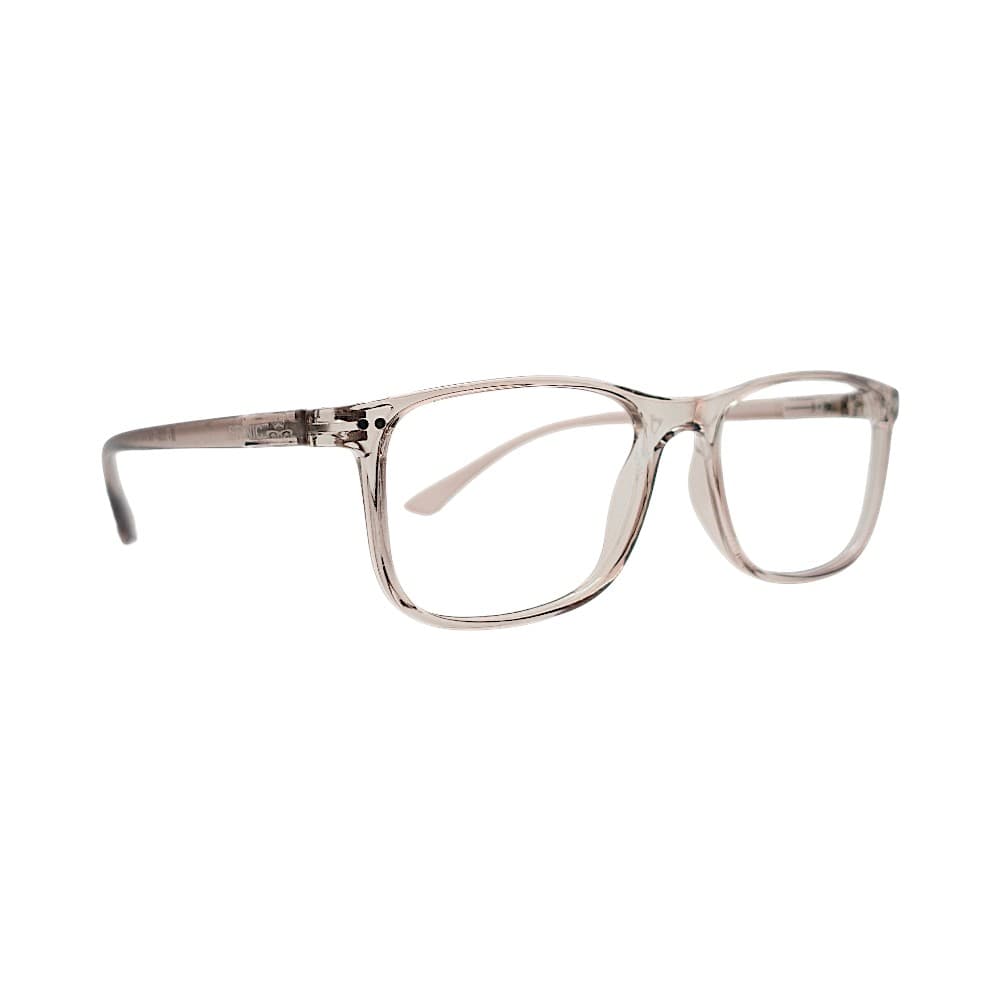 Classic Crystal Brown Rectangular Full-Rim Frames | Eyeglasses for Men | STINC EYEWEAR