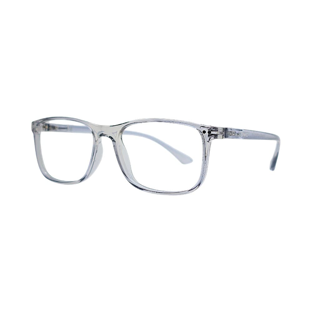 Classic Crystal Dark Grey Rectangular Full-Rim Frames | Eyeglasses for Men | STINIC EYEWEAR