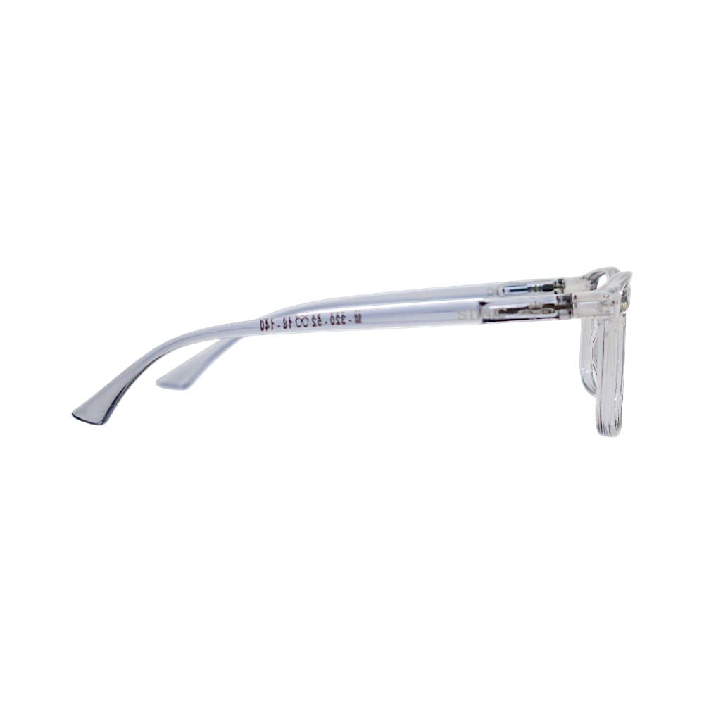 Classic Crystal Dark Grey Rectangular Full-Rim Frames | Eyeglasses for Men | STINIC EYEWEAR