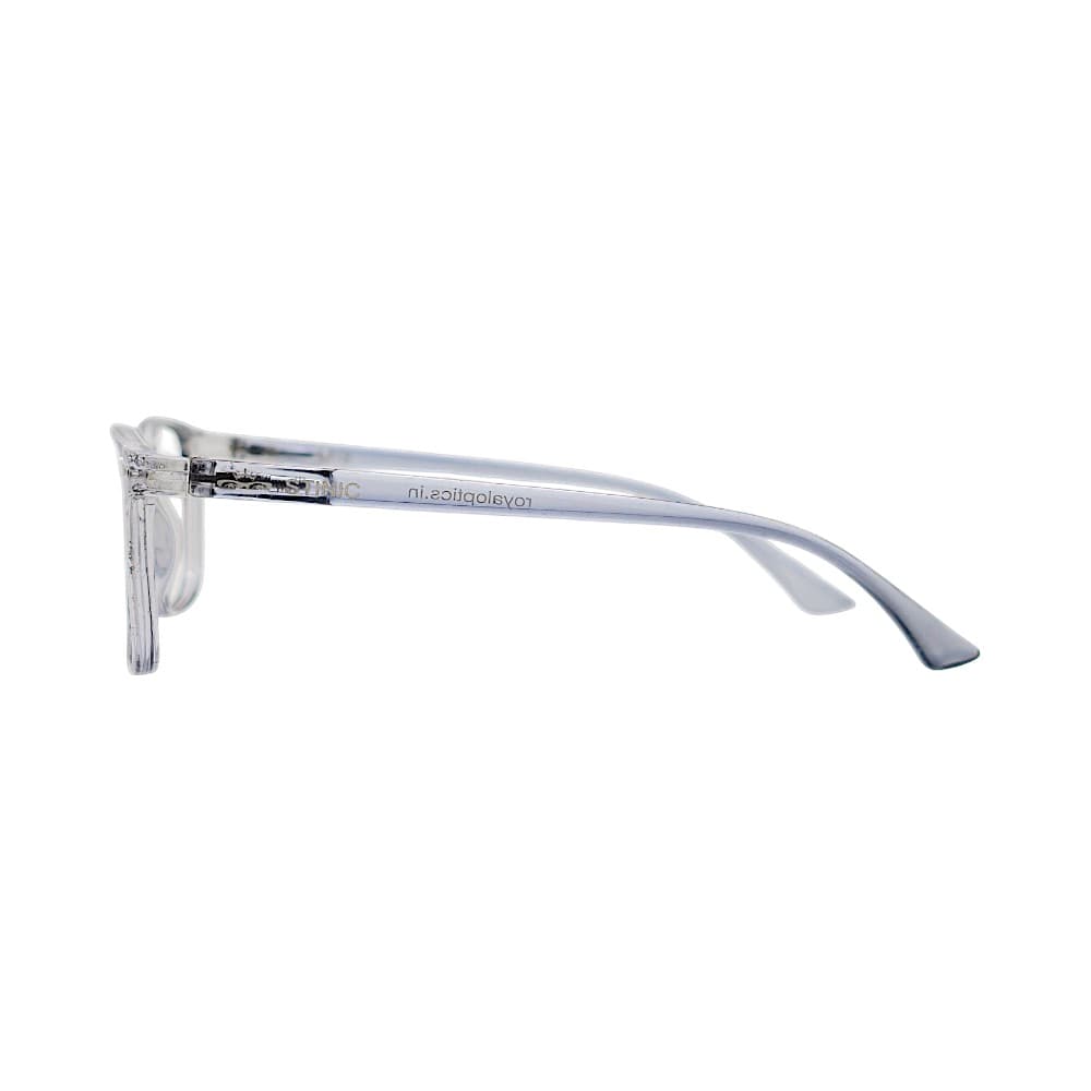 Classic Crystal Dark Grey Rectangular Full-Rim Frames | Eyeglasses for Men | STINIC EYEWEAR