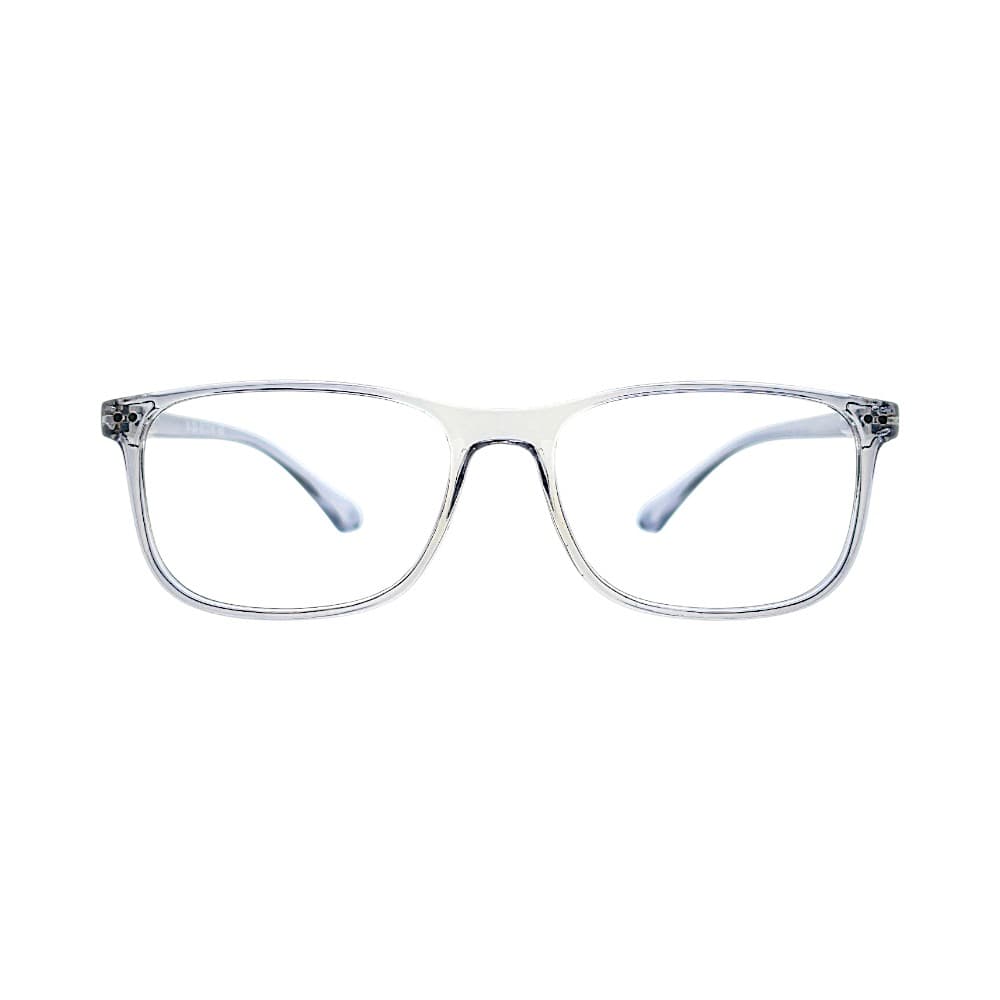 Classic Crystal Grey Rectangular Full-Rim Frames | Eyeglasses for Men | STINIC EYEWEAR
