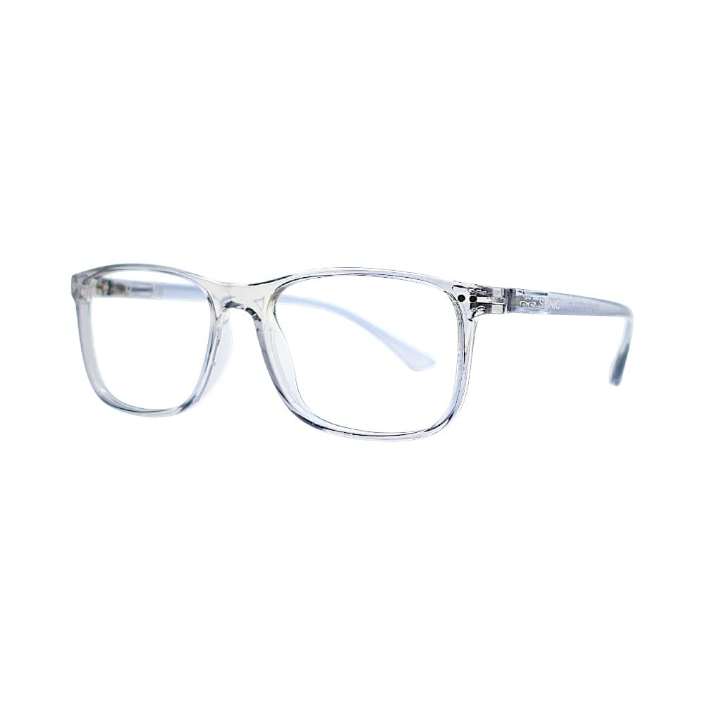 Classic Crystal Grey Rectangular Full-Rim Frames | Eyeglasses for Men | STINIC EYEWEAR