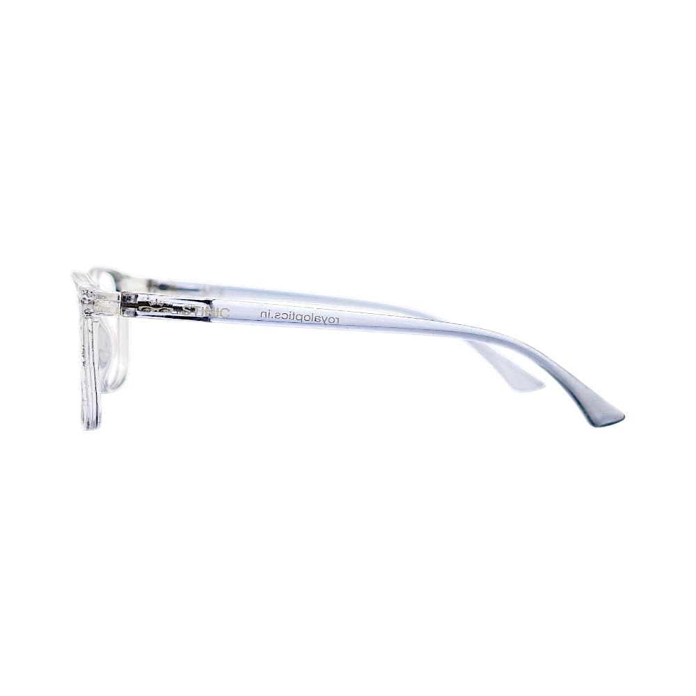 Classic Crystal Grey Rectangular Full-Rim Frames | Eyeglasses for Men | STINIC EYEWEAR