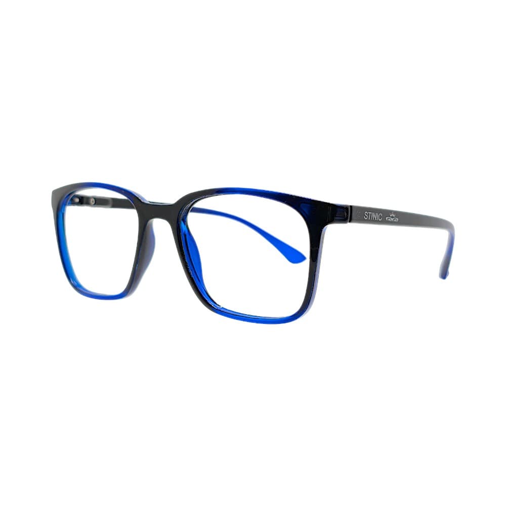 Dual-Tone Black & Blue Mix Wayfarer Eyeglasses Frames | Stinic Eyeglasses for Men 