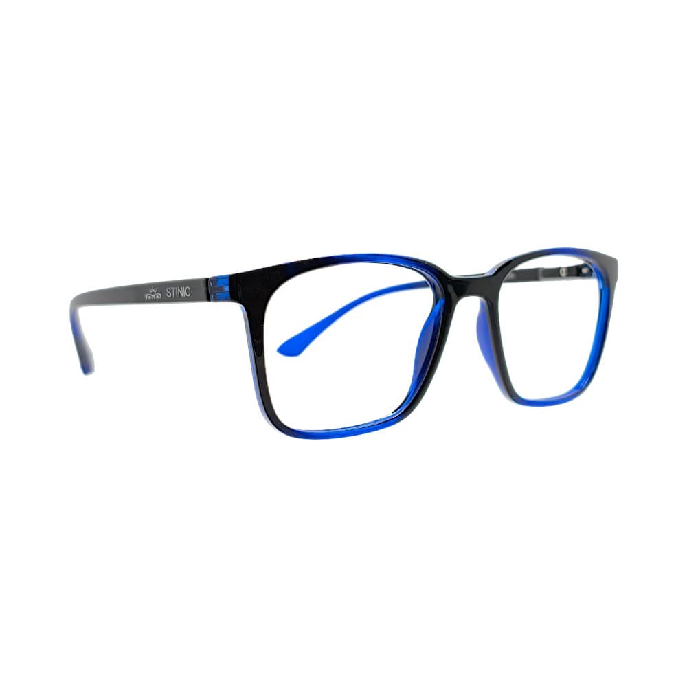 Dual-Tone Black & Blue Mix Wayfarer Eyeglasses Frames | Stinic Eyeglasses for Men 