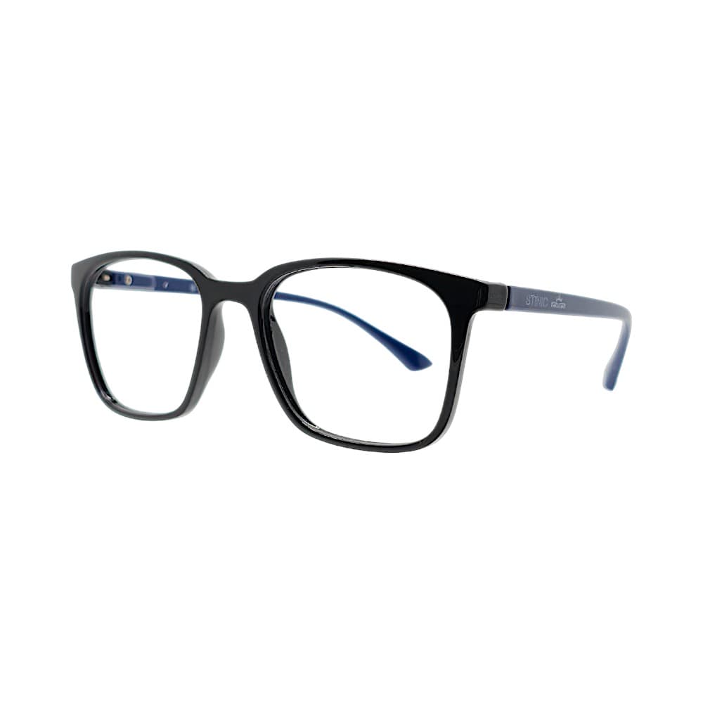 Black & Navy Blue Wayfarer Eyeglasses Frames | Stinic Eyeglasses for Men