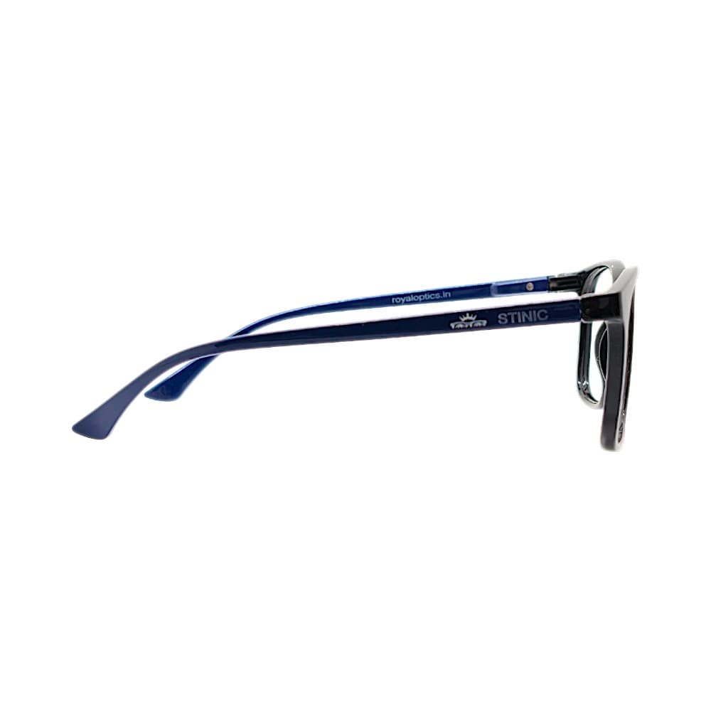 Black & Navy Blue Wayfarer Eyeglasses Frames | Stinic Eyeglasses for Men