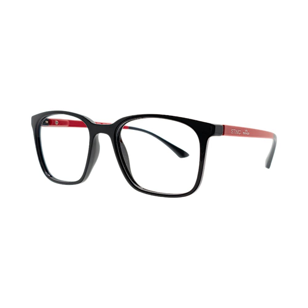 Black & Red Wayfarer Eyewear Frames | Stinic Eyewear for Men
