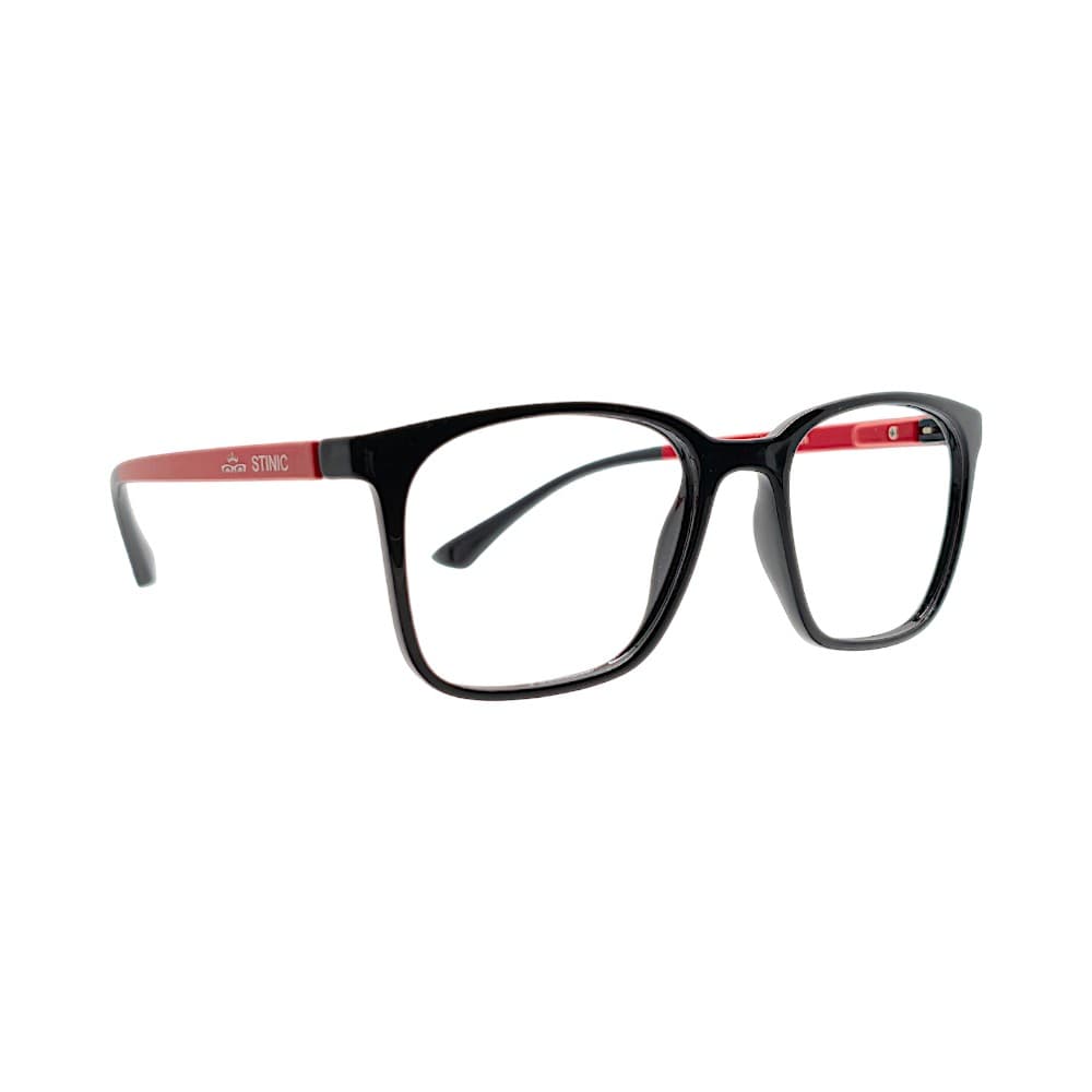 Black & Red Wayfarer Eyewear Frames | Stinic Eyewear for Men