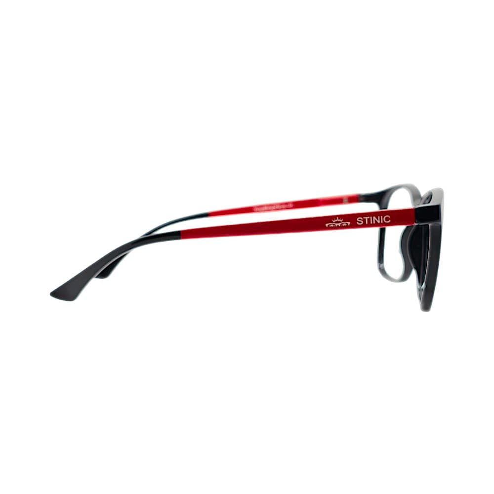 Black & Red Wayfarer Eyewear Frames | Stinic Eyewear for Men