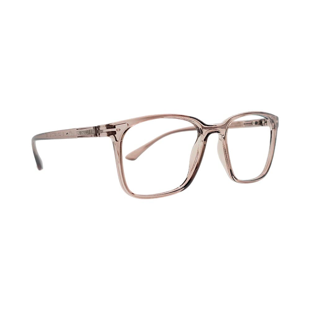 Transparent Brown Wayfarer Eyeglasses Frames | Stinic Eyeglasses for Men