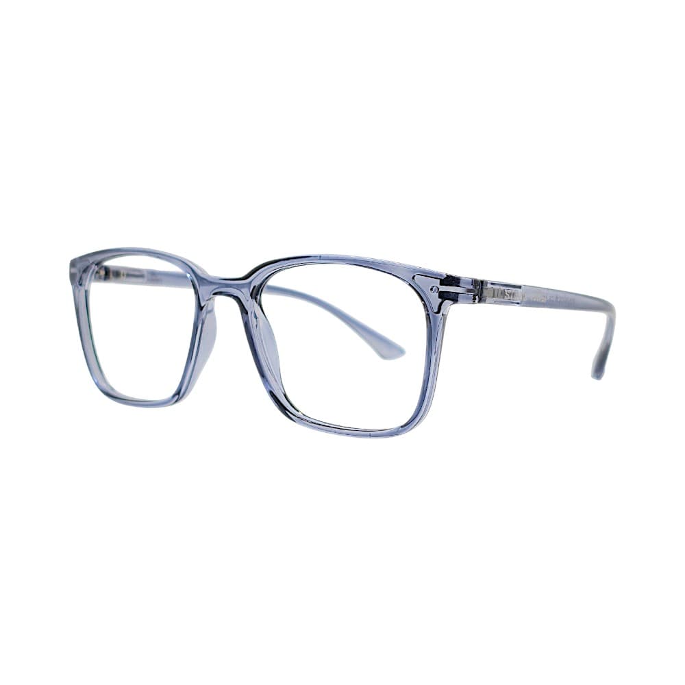 Transparent Dark Grey Wayfarer Eyewear Frames | Stinic Eyeglasses for Men 