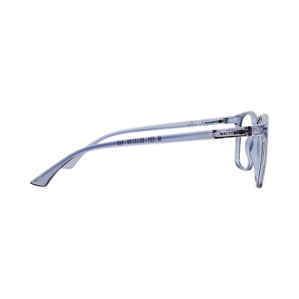 Transparent Dark Grey Wayfarer Eyewear Frames | Stinic Eyeglasses for Men 