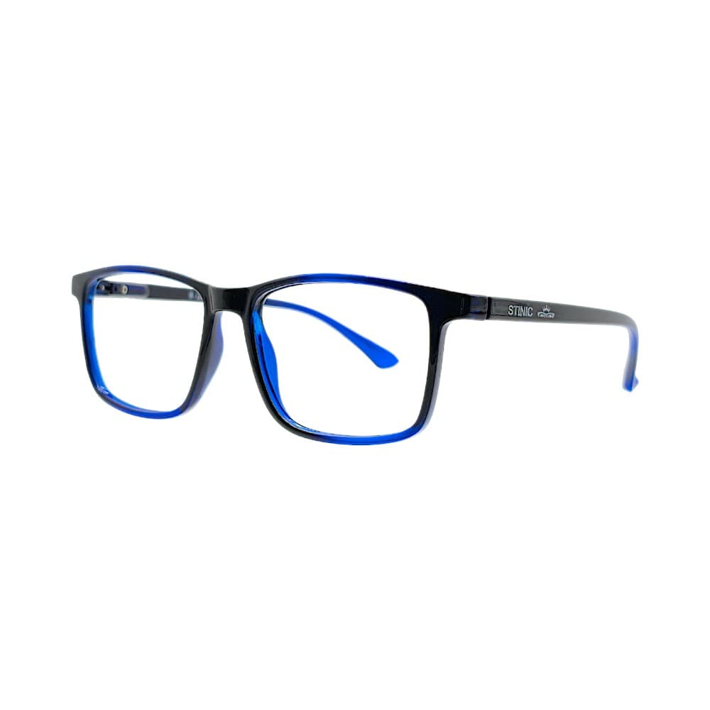 Rectangular Optical Glasses For All | Cobalt & Onyx Core | Stinic Eyewear