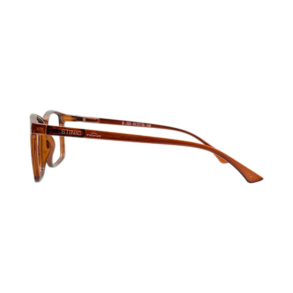 STINIC Brown Translucent Full Rimmed Eyewear Optical Frame 
