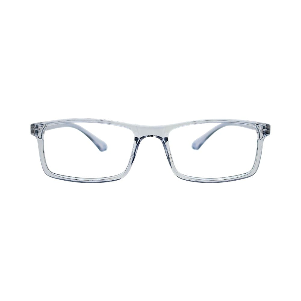 STINIC Classic Rectangle Eyeglass Frame – Crystal Grey