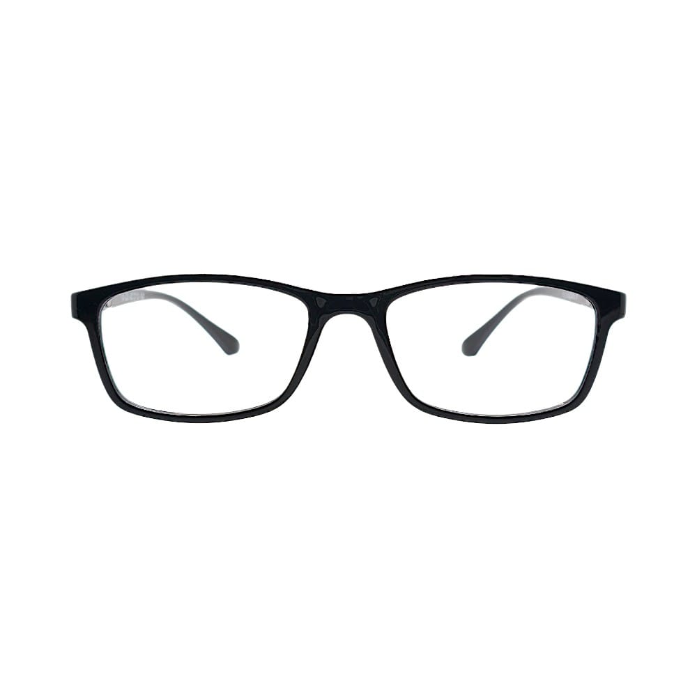 Classic Black Full-Rim Rectangular Eyeglasses for Men and Women | STINIC EYEWEAR