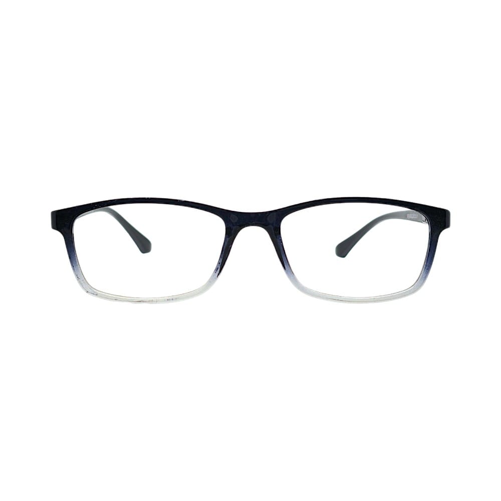 Classic Black & Transparent Full-Rim Rectangular Eyeglasses for Men and Women | STINIC EYEWEAR
