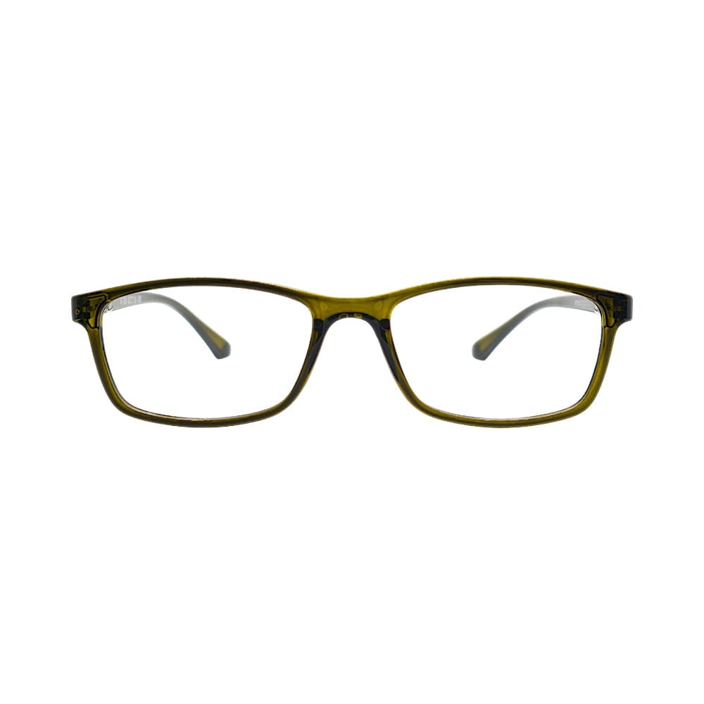 Classic Olive Full-Rim Rectangular Eyeglasses for Men and Women | STINIC EYEWEAR