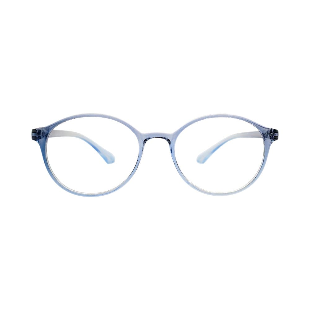 Lightweight Retro Round Dual Tone Blue Optical Frame | Glasses for Teen | STINIC EYEWEAR