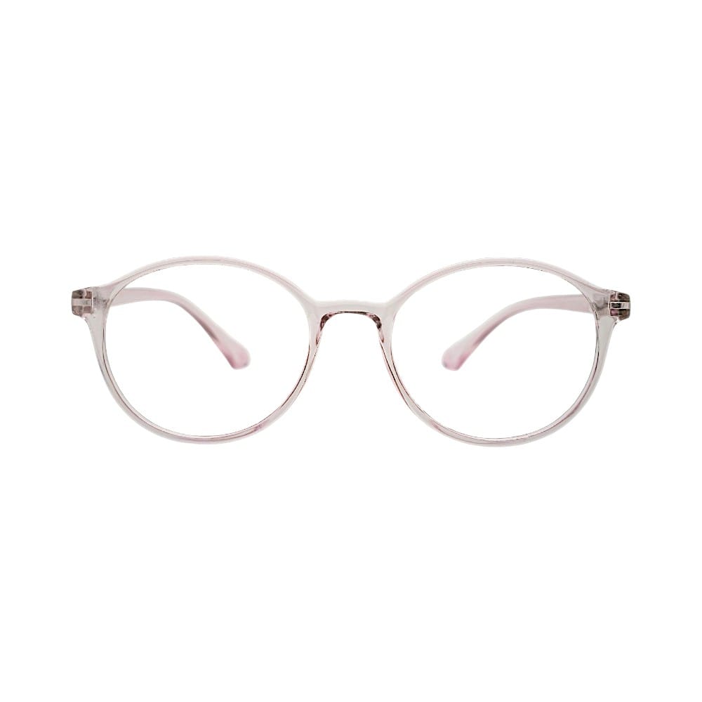 Lightweight Retro Round Crystal Pink Optical Frame | Glasses for Girls | STINIC EYEWEAR