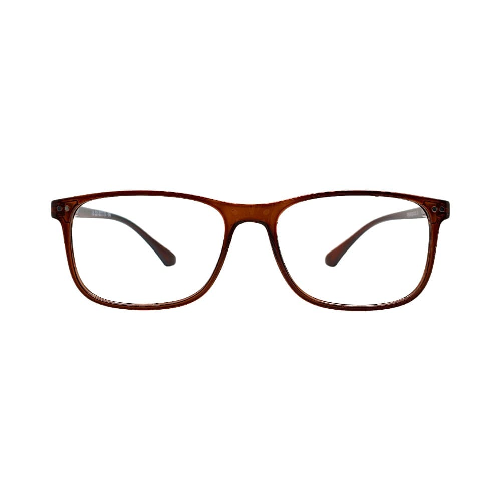 Classic Brown Rectangular Full-Rim Frames | Eyewear Frames or Men | STINIC EYEWEAR