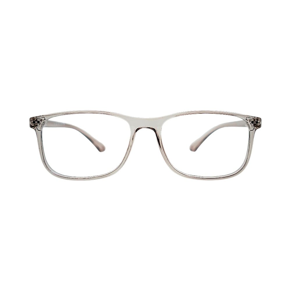 Classic Crystal Brown Rectangular Full-Rim Frames | Eyeglasses for Men | STINC EYEWEAR