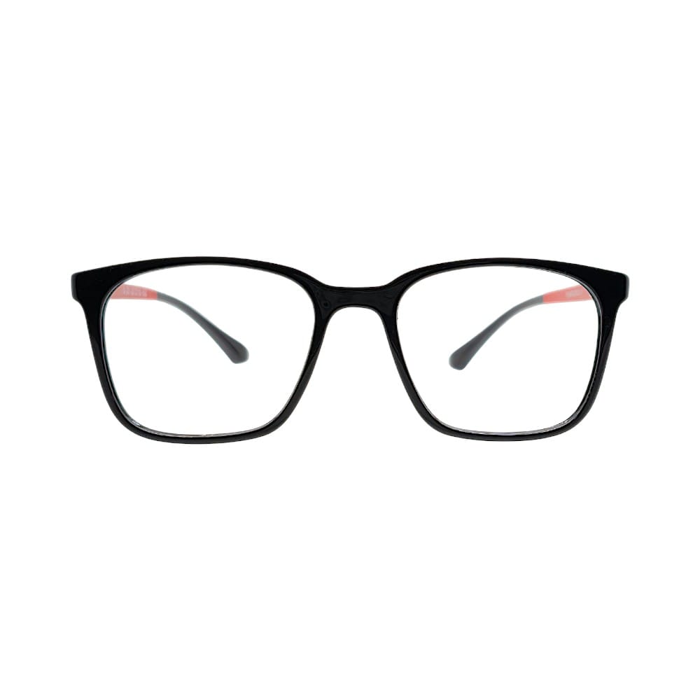 Black & Red Wayfarer Eyewear Frames | Stinic Eyewear for Men