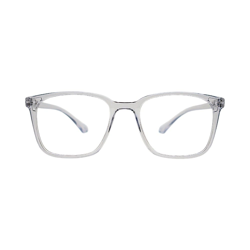 Transparent Grey Wayfarer Optical Frames | Stinic Eyeglasses for Men