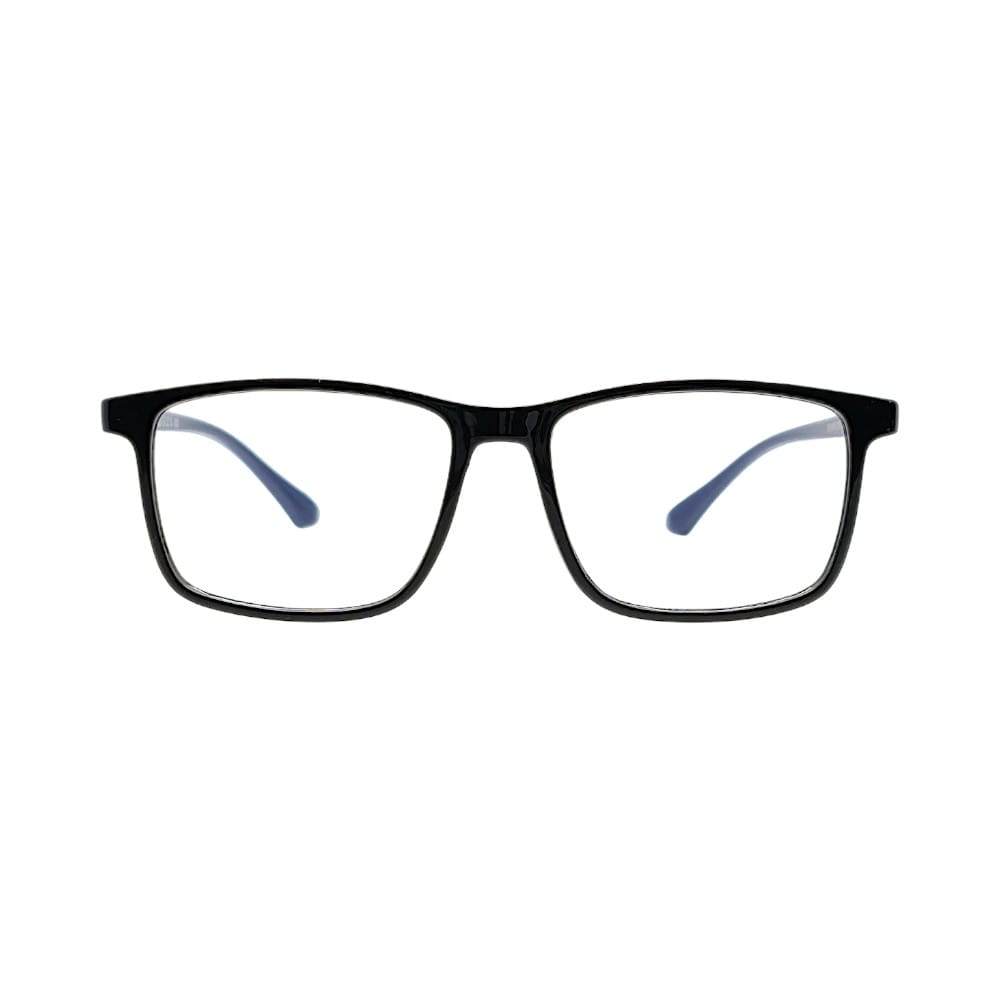 STINIC Rectangular Eyeglasses – Classic Black & Navy Blue Full Rim Optical Frame