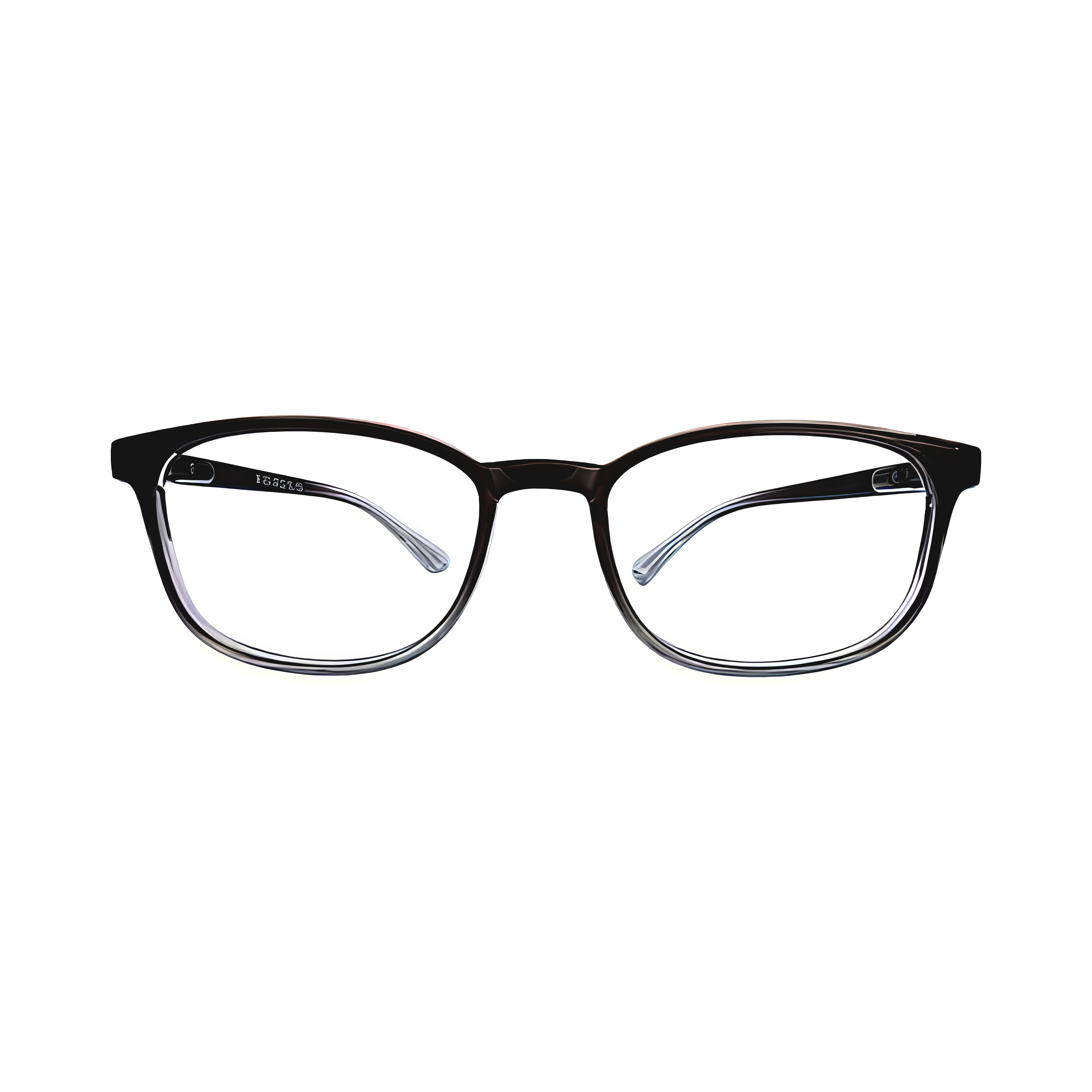 Stinic Eyewear Rectangular Brown & Transparent