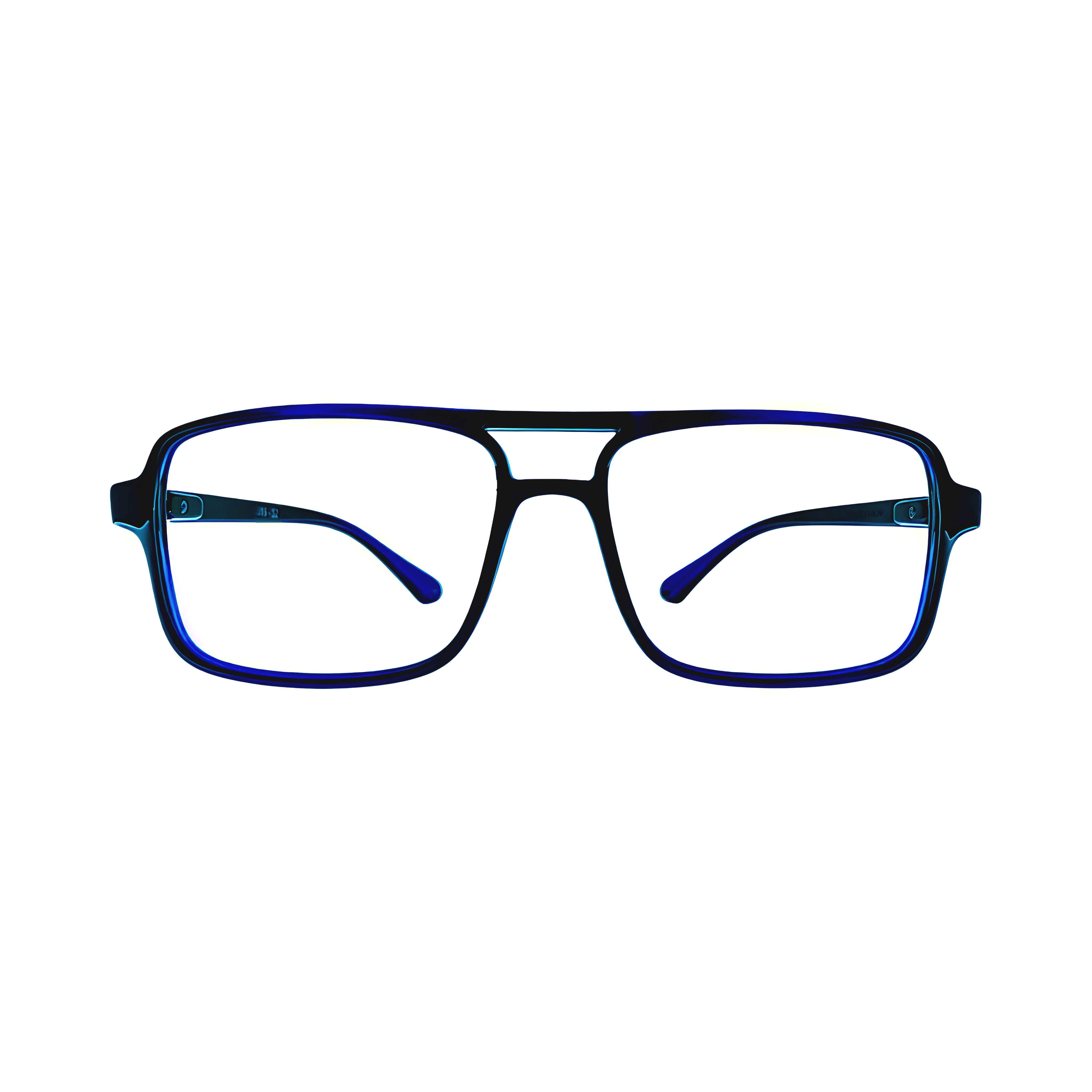 Stinic Eyewear Rectangle Blue-Black