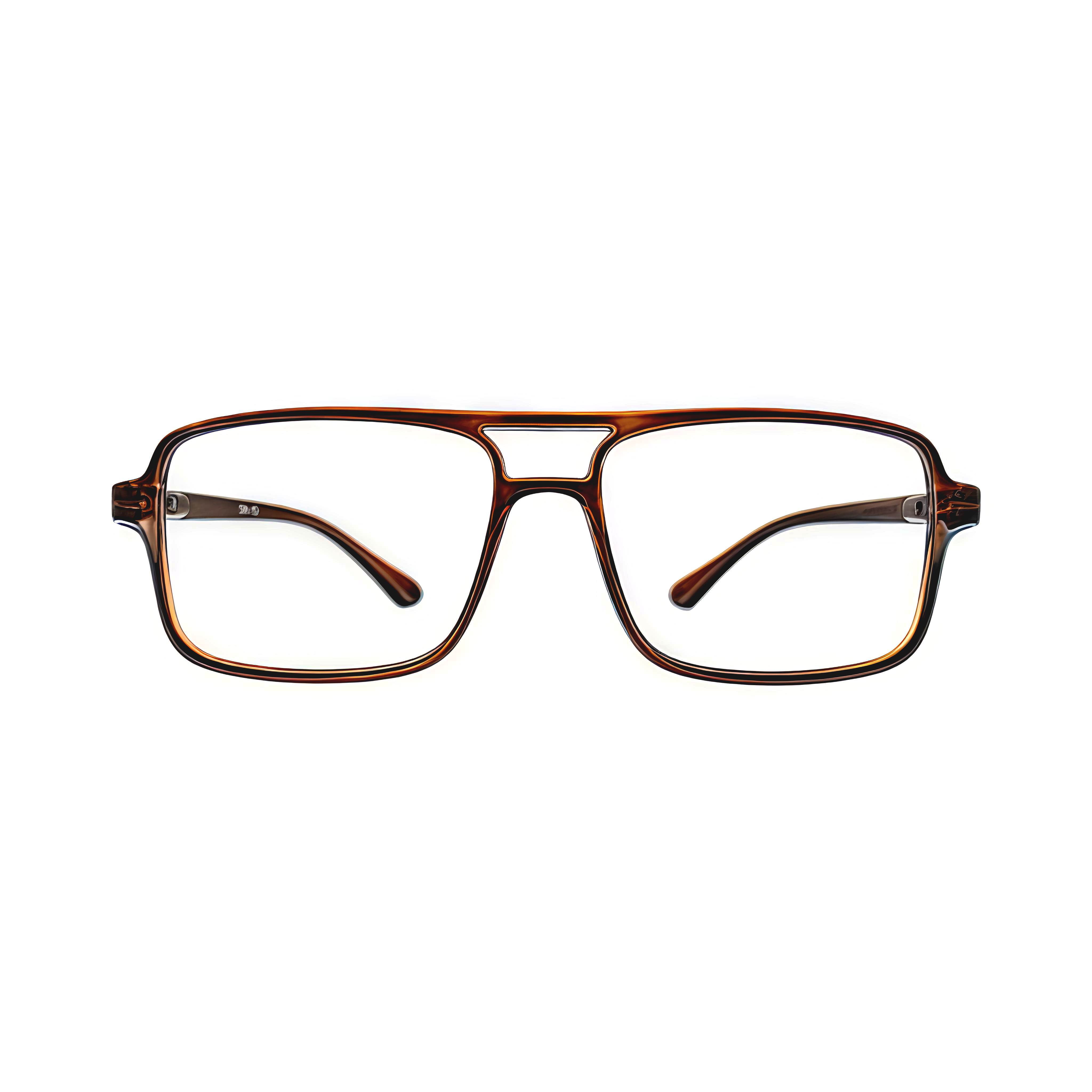 Stinic Eyewear Rectangle Brown